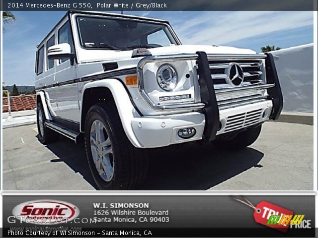 2014 Mercedes-Benz G 550 in Polar White