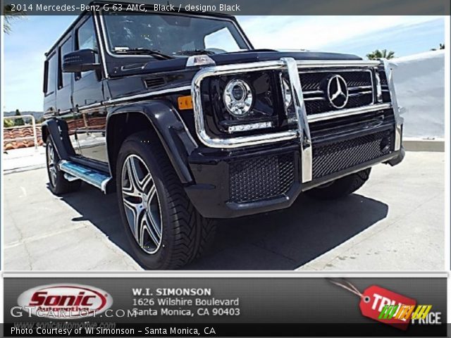 2014 Mercedes-Benz G 63 AMG in Black