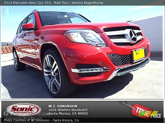 2014 Mercedes-Benz GLK 350 in Mars Red