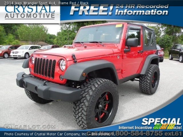 2014 Jeep Wrangler Sport 4x4 in Flame Red