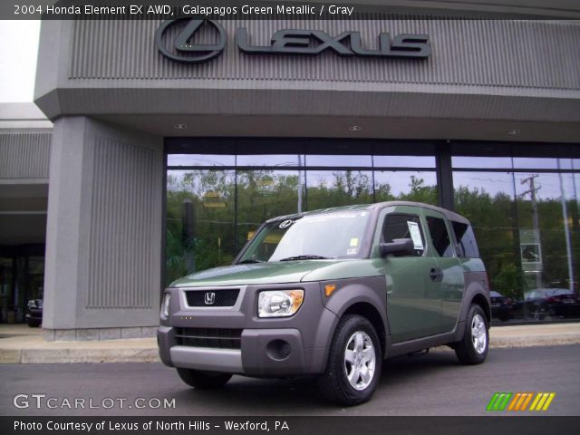 2004 Honda Element EX AWD in Galapagos Green Metallic