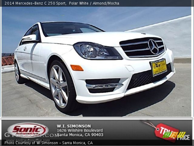2014 Mercedes-Benz C 250 Sport in Polar White