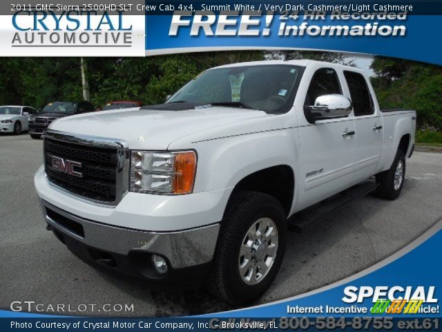 2011 GMC Sierra 2500HD SLT Crew Cab 4x4 in Summit White