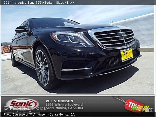 2014 Mercedes-Benz S 550 Sedan in Black