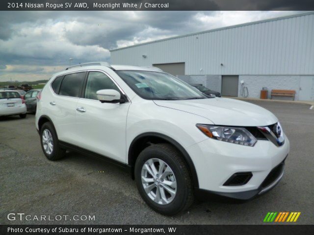 2014 Nissan Rogue SV AWD in Moonlight White