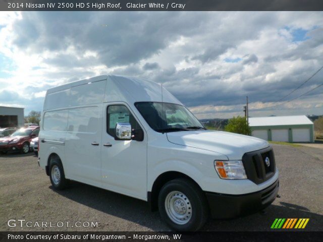 2014 Nissan NV 2500 HD S High Roof in Glacier White