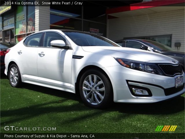 2014 Kia Optima EX in Snow White Pearl