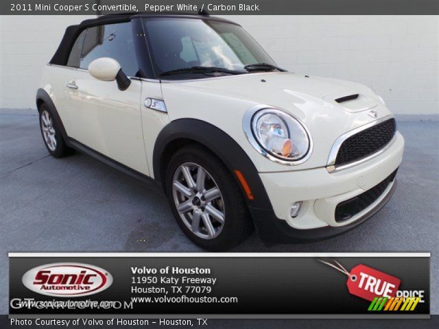 2011 Mini Cooper S Convertible in Pepper White