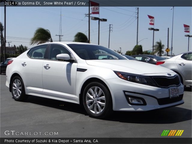 2014 Kia Optima EX in Snow White Pearl