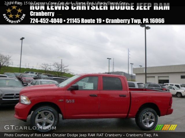 2014 Ram 1500 Express Crew Cab 4x4 in Flame Red