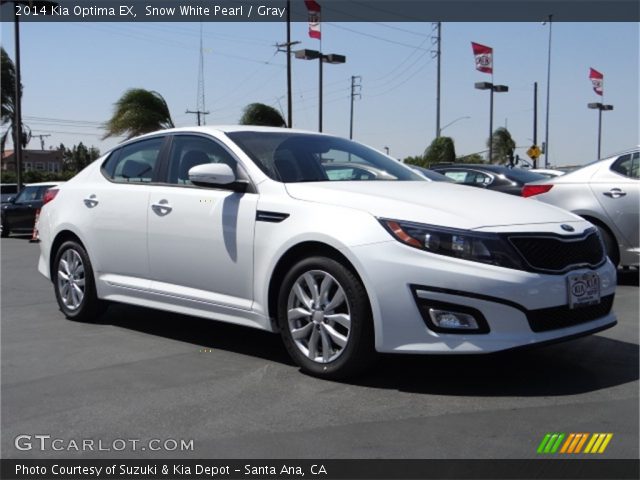 2014 Kia Optima EX in Snow White Pearl