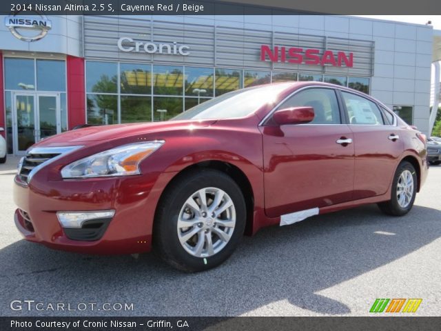 2014 Nissan Altima 2.5 S in Cayenne Red