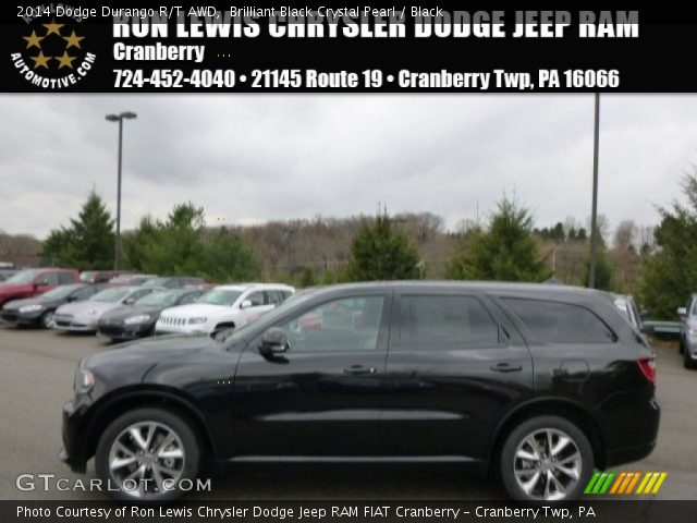 2014 Dodge Durango R/T AWD in Brilliant Black Crystal Pearl
