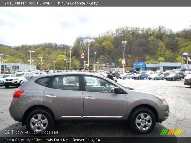 2011 Nissan Rogue S AWD in Platinum Graphite