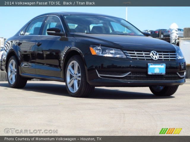 2014 Volkswagen Passat TDI SE in Black