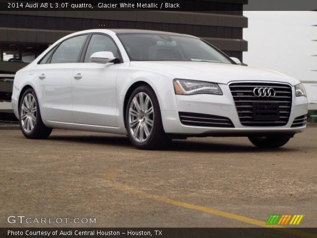 2014 Audi A8 L 3.0T quattro in Glacier White Metallic