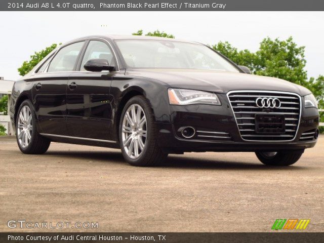 2014 Audi A8 L 4.0T quattro in Phantom Black Pearl Effect