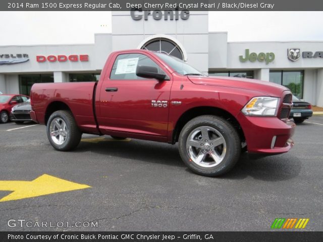 2014 Ram 1500 Express Regular Cab in Deep Cherry Red Crystal Pearl