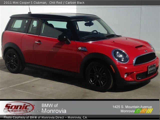 2011 Mini Cooper S Clubman in Chili Red