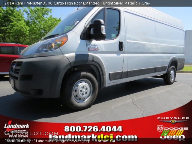 2014 Ram ProMaster 3500 Cargo High Roof Extended in Bright Silver Metallic