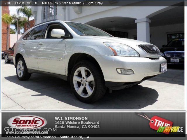 2005 Lexus RX 330 in Millenium Silver Metallic