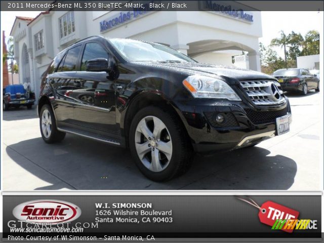 2011 Mercedes-Benz ML 350 BlueTEC 4Matic in Black