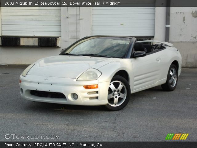 2003 Mitsubishi Eclipse Spyder GS in Dover White Pearl