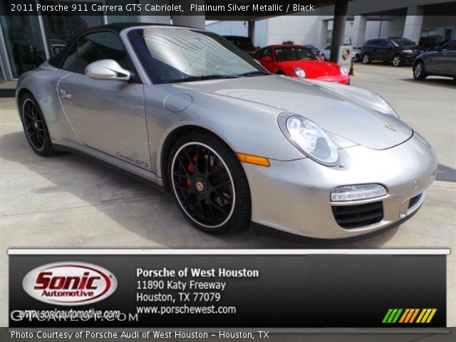 2011 Porsche 911 Carrera GTS Cabriolet in Platinum Silver Metallic