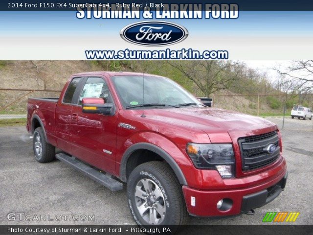 2014 Ford F150 FX4 SuperCab 4x4 in Ruby Red