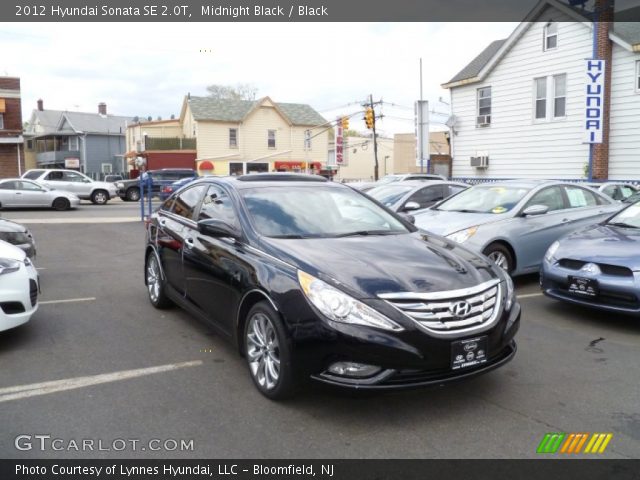 2012 Hyundai Sonata SE 2.0T in Midnight Black