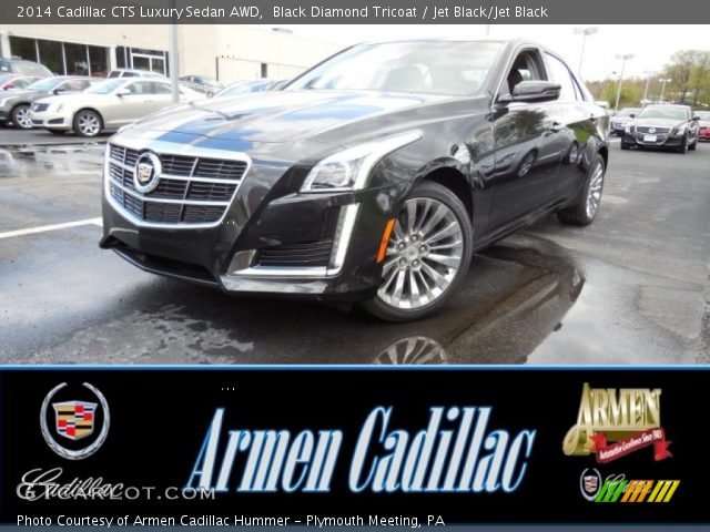 2014 Cadillac CTS Luxury Sedan AWD in Black Diamond Tricoat