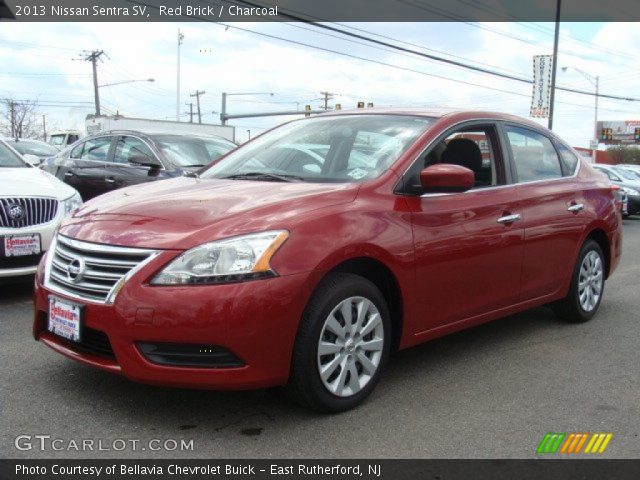 2013 Nissan Sentra SV in Red Brick