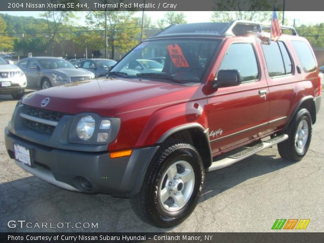 2004 Nissan Xterra SE 4x4 in Thermal Red Metallic