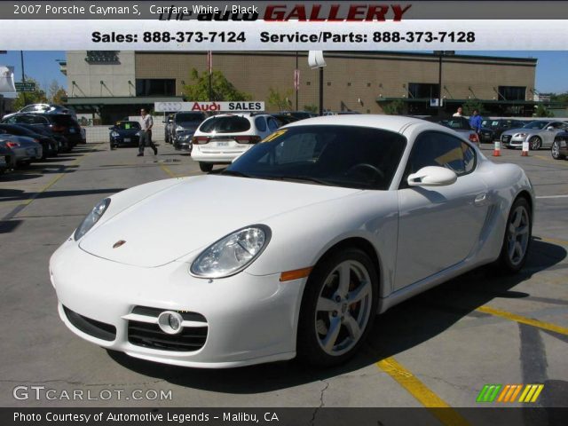 2007 Porsche Cayman S in Carrara White