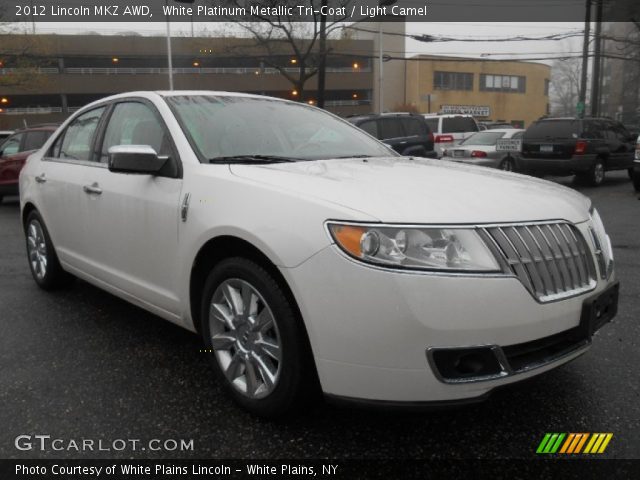 2012 Lincoln MKZ AWD in White Platinum Metallic Tri-Coat