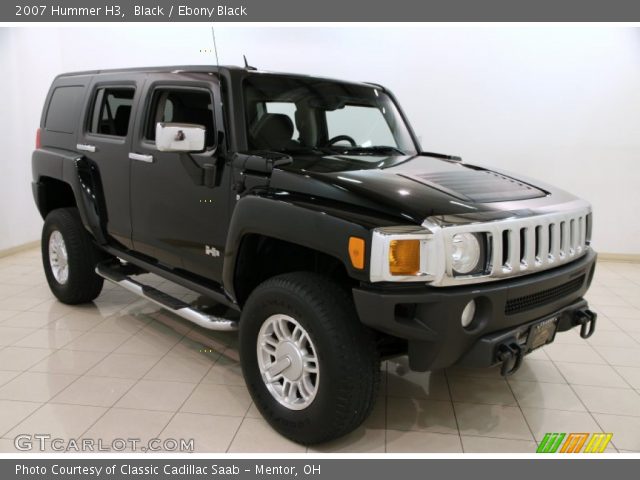 2007 Hummer H3  in Black