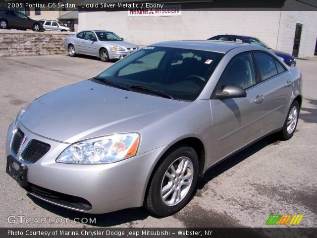 2005 Pontiac G6 Sedan in Liquid Silver Metallic