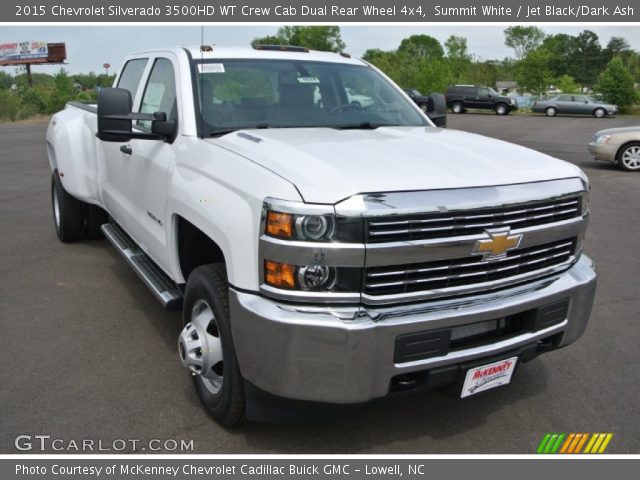 2015 Chevrolet Silverado 3500HD WT Crew Cab Dual Rear Wheel 4x4 in Summit White