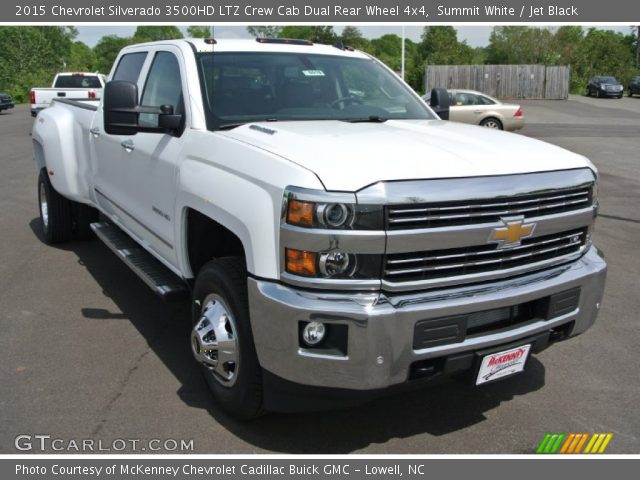 2015 Chevrolet Silverado 3500HD LTZ Crew Cab Dual Rear Wheel 4x4 in Summit White