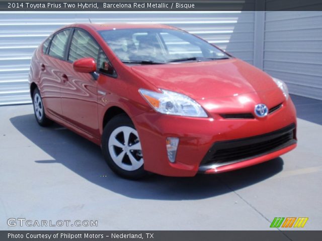 2014 Toyota Prius Two Hybrid in Barcelona Red Metallic
