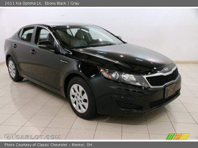 2011 Kia Optima LX in Ebony Black