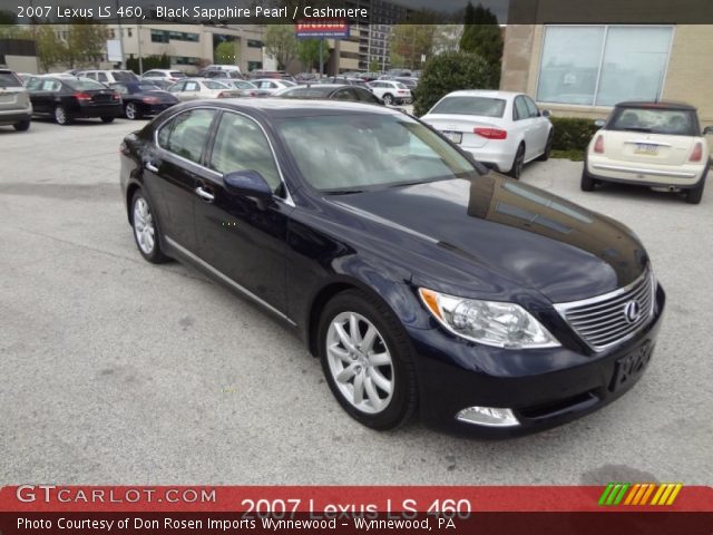 2007 Lexus LS 460 in Black Sapphire Pearl