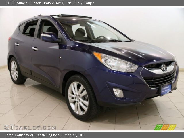 2013 Hyundai Tucson Limited AWD in Iris Blue