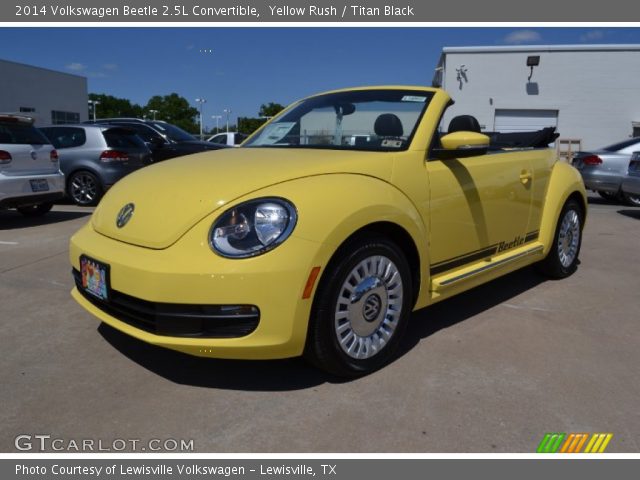2014 Volkswagen Beetle 2.5L Convertible in Yellow Rush