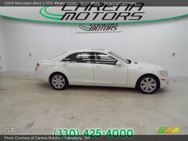 2009 Mercedes-Benz S 550 4Matic Sedan in Arctic White