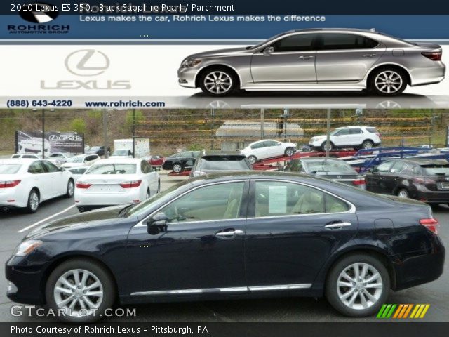 2010 Lexus ES 350 in Black Sapphire Pearl