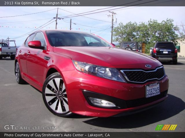 2013 Kia Optima SX in Remington Red