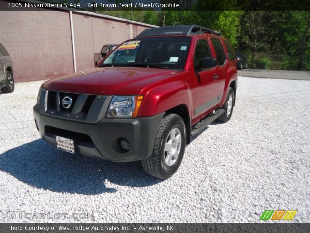 2005 Nissan Xterra S 4x4 in Red Brawn Pearl