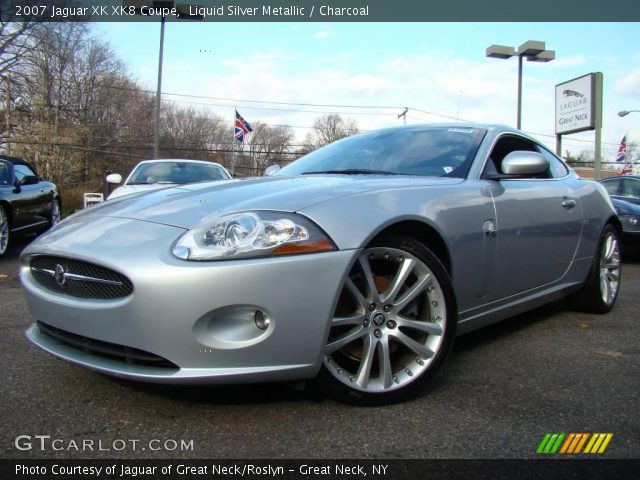 2007 Jaguar XK XK8 Coupe in Liquid Silver Metallic