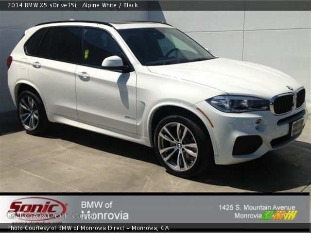 2014 BMW X5 sDrive35i in Alpine White